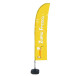 Beach Flag Budget Wind Komplett-Set Jus Frais Espagnol ECO