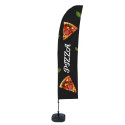 Beach Flag Budget Wind Komplett-Set Pizza Espagnol ECO