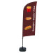 Beach Flag Alu Wind Complete Set Snacks Dutch