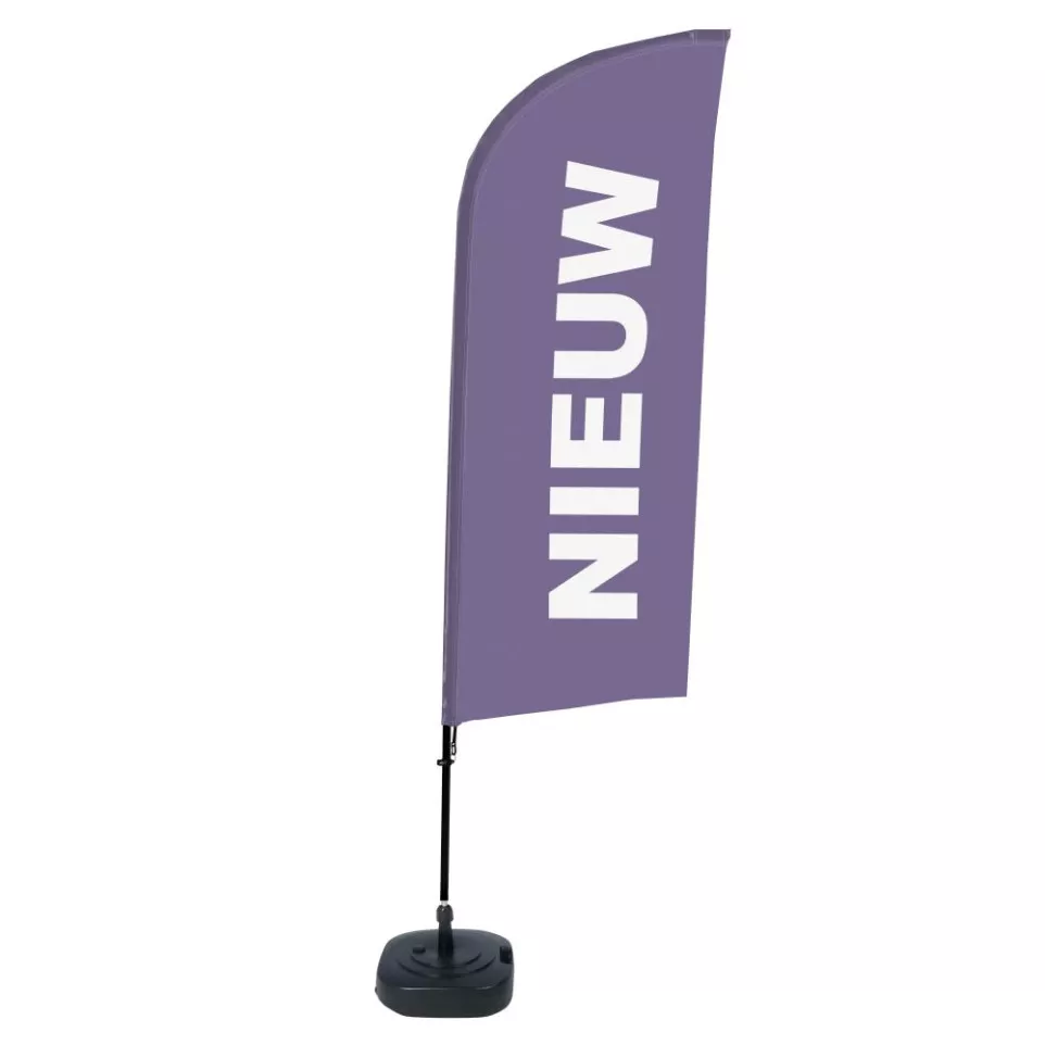 Beach Flag Alu Wind 310 Set WT New...