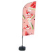 Beach Flag Alu Wind Complete Set Smoothies Watermeloen