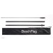 Beach Flag Alu Wind 310 Set WT Sign In Red FR I511 ECO