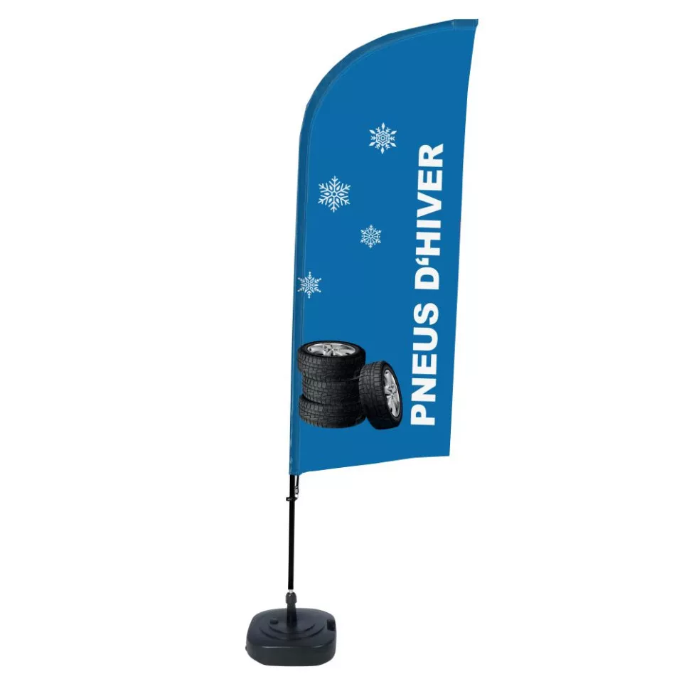 Beach Flag Alu Wind 310 Set WT Winter...