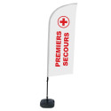 Beach Flag Alu Wind 310 Set WT First Aid FR I509