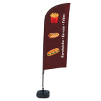 Beach Flag Alu Wind 310 Set...