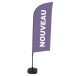 Beach Flag Alu Wind Complete Set Nieuw Paars Frans