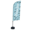 Beach Flag Alu Wind Complete Set Verse Vis Frans