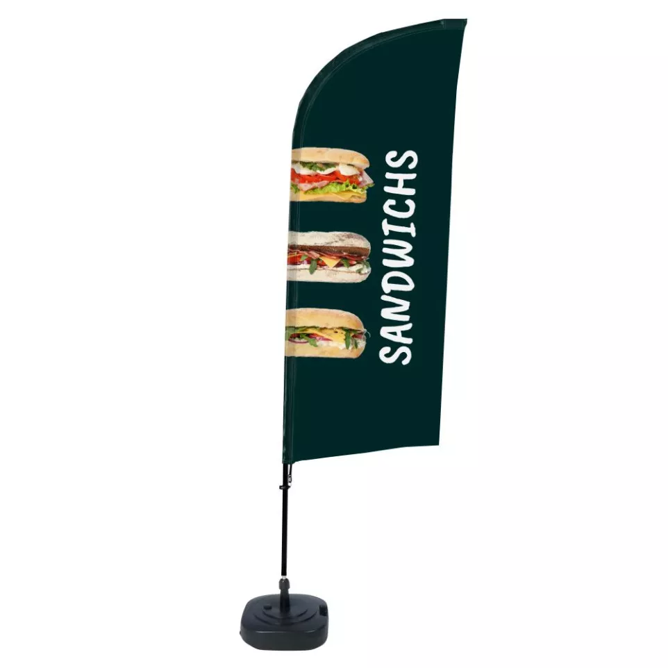 Ensemble Complet De Beach Flag Alu...