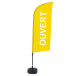 Beach Flag Alu Wind 310 Set WT Open Yellow FR I492 ECO