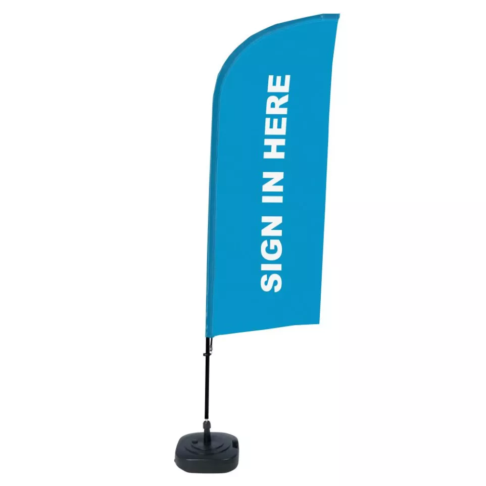 Beach Flag Alu Wind Complete Set Sign...