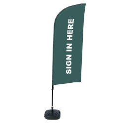 Beach Flag Alu Wind 310 Set...