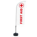 Beach Flag Alu Wind Complete Set EHBO Engels