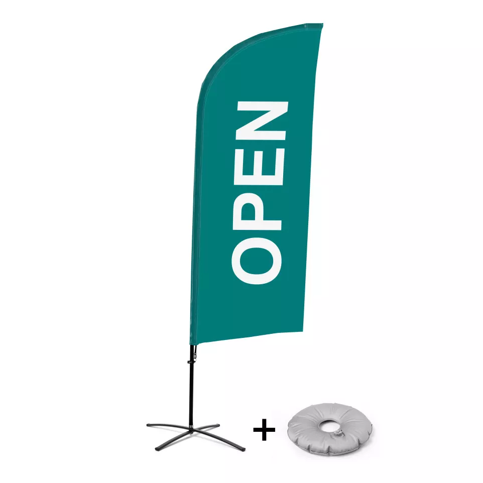 Beach Flag Alu Wind Complete Set Open...