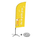 Beach Flag Alu Wind Complete Set Verse Sap Frans Kruisvoet
