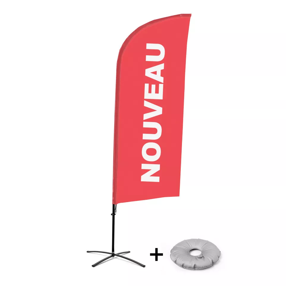 Beach Flag Alu Wind Complete Set New...