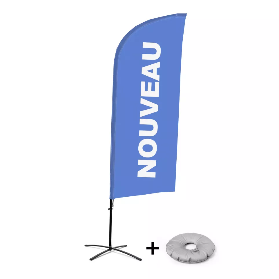 Beach Flag Alu Wind Complete Set New...