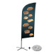 Beach Flag Alu Wind Complete Set Brood Kruisvoet