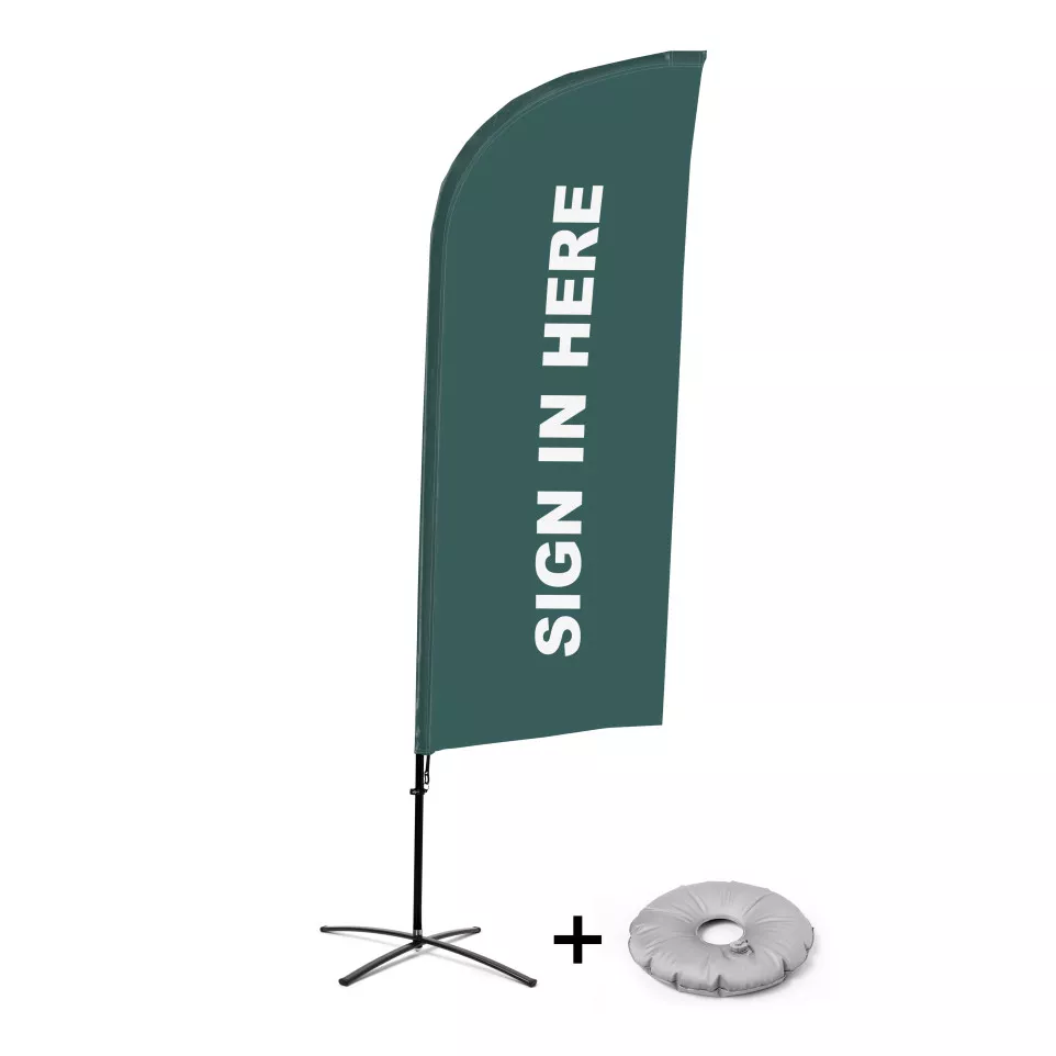 Ensemble Complet De Beach Flag Alu...