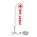 Beach Flag Alu Wind Complete Set EHBO Engels Kruisvoet