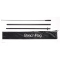 Beach Flag Alu Wind Complete Set Sale Red English Cross Base