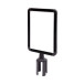 Porte-enseignes De Barrière A4 Noir Pour Barrier Flexi Belt Post Économie