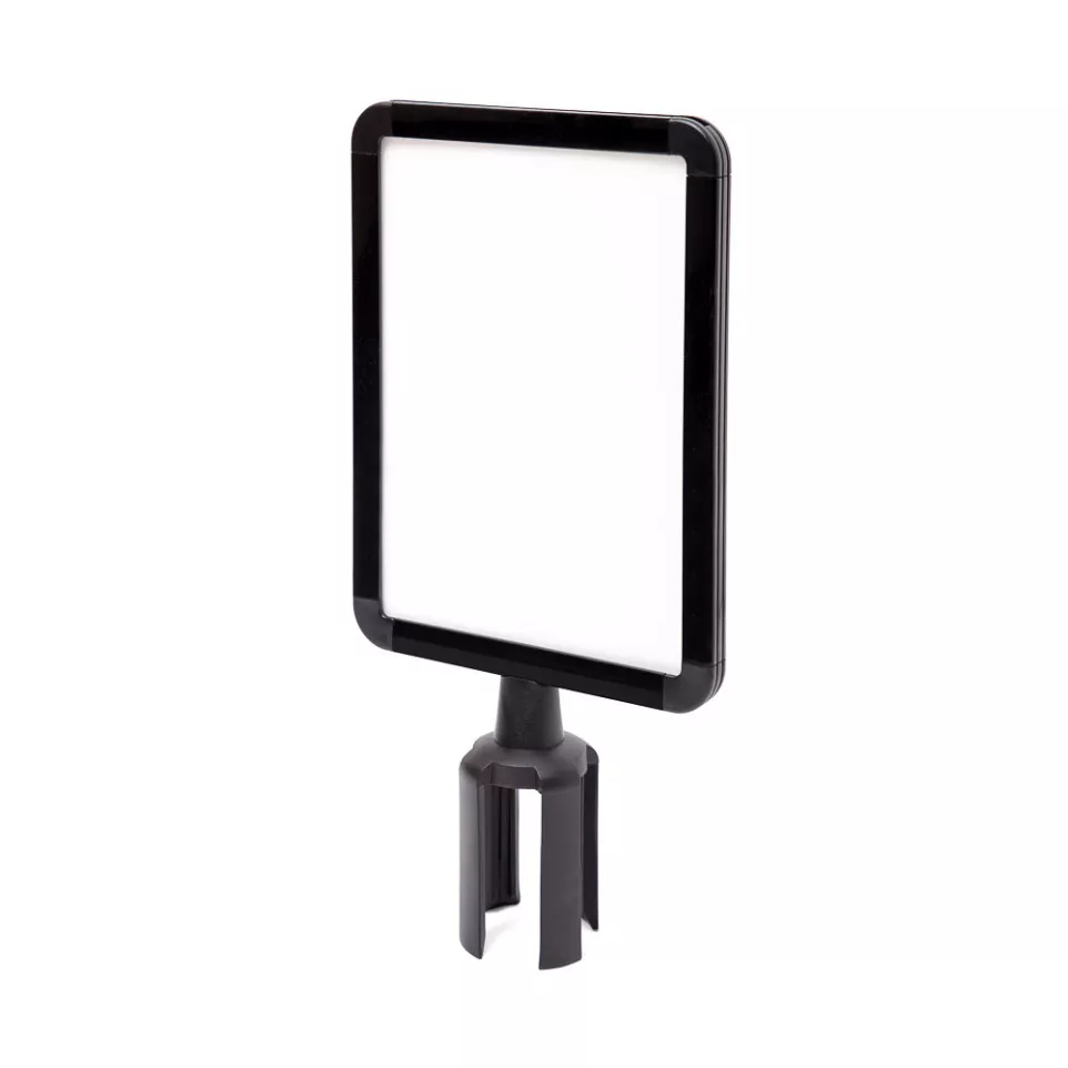 Porte-enseignes De Barrière A4 Noir...