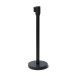 Poteau Flexi Belt Barrière Noire Économie Avec Ceinture Noire 2,5 m