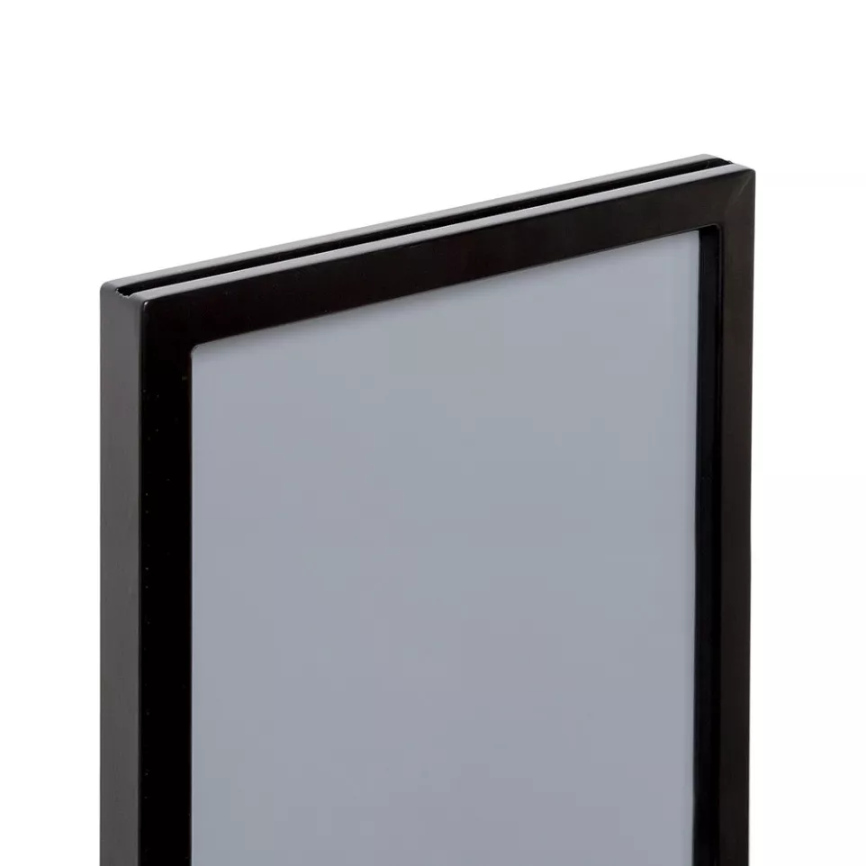 Topbord A4 Voor Afzetpaal Flexi Zwart