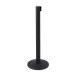 Poteau Flexi Belt Barrière Noire Avec Ceinture Noire 2,7 m