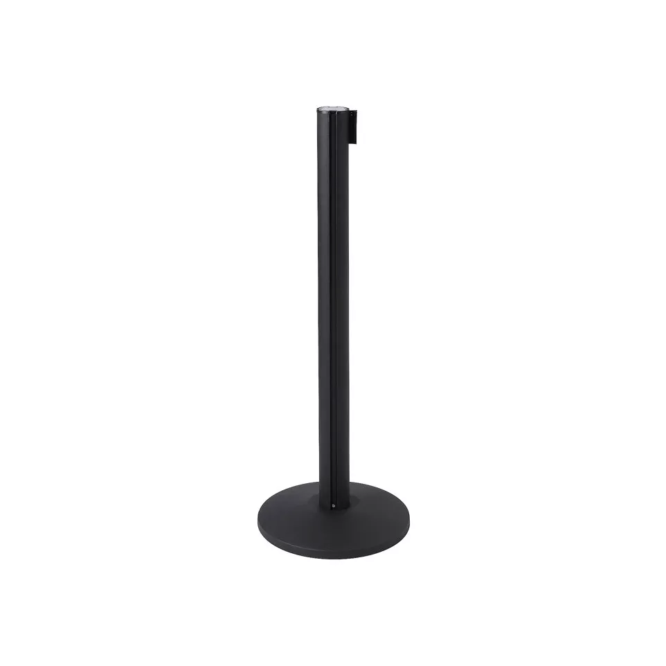 Black Barrier Flexi Belt Post With...