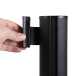 Afzetpaal Flexi Zwart Met 2,7 m Trekband Zwart