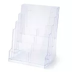 Scritto® Brochure Holder Counter/Wall 4x A4 Portrait