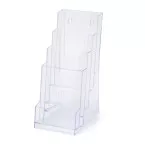Scritto® Brochure Holder Counter/Wall 4x 1/3 A4 Portrait