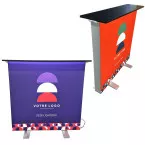 Textile Desk Lightbox Counter Double-sided