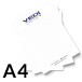 Blocks with glue binding A4 21 x 29,7 cm