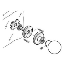 Set de fixation pour bouton...