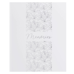 Gastenboek 100p g 27-x22cm Titane Coco/ St.