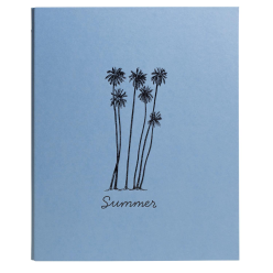 Photos ring binder 6-0p Summertime blue/ Pc.