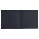 Book album 30p blck-25x25cm Lettres blue/ Pc.
