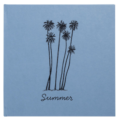 Book alb 30p blck 25-x25 Summertime blue/ Pc.
