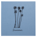 Book alb 30p blck 25-x25 Summertime blue/ Pc.