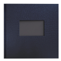 Fotoalb boek 30p zw-25x25 Prestige blauw/ St.