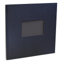 Fotoalb boek 30p zw-25x25 Prestige blauw/ St.