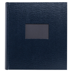 Fotoalb boek 60p zw-29x32 Prestige blauw/ St.