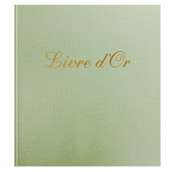 Gastenboek 140p 21x1-9 Prestige groen/ St.