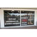 Raamstickers indoor plaatsing 100 x 100 cm