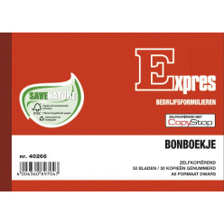 Sigel carnets à souches numéroté 1-50, 50 x 2 feuilles, autocopiant