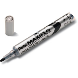 Pentel whiteboardmarker Maxiflo, fijne punt, zwart