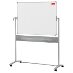 Nobo mobiel magnetisch whiteboard, kantelbaar, emaille, ft 120 x 90 cm