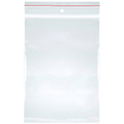 OFFICE Products zip bags transparent pack of 100 pieces size 170 x 230 mm